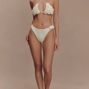 Meshki Aesha Floral Crochet Bikini Top & Bottom